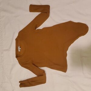 Madewell knot front ribbed top